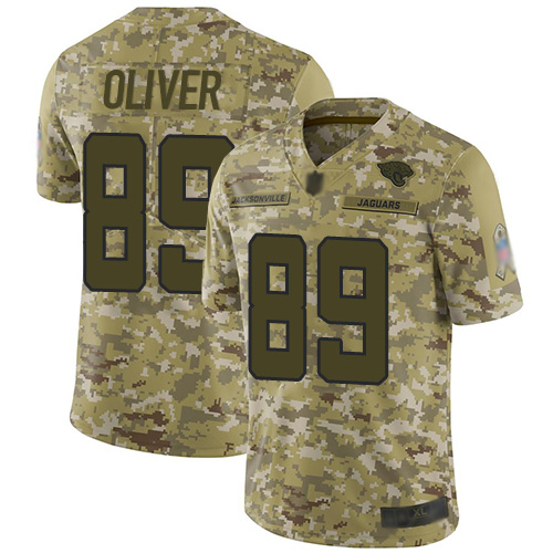 Nike Jaguars #89 Josh Oliver Camo Men's Stitched NFL Limited 2018 Salute To Service Jersey Nike Jaguars #89 Josh Oliver Camo Men's Stitched NFL Limited 2018 Salute To Service Jersey