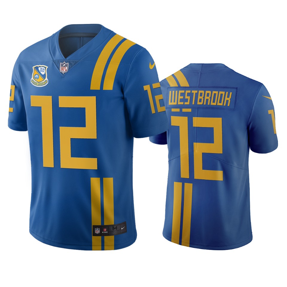Jacksonville Jaguars #12 Dede Westbrook Royal Vapor Limited City Edition NFL Jersey Jacksonville Jaguars #12 Dede Westbrook Royal Vapor Limited City Edition NFL Jersey