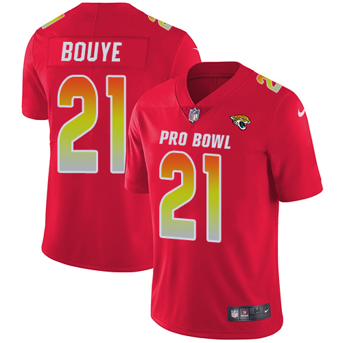 Nike Jaguars #21 A.J. Bouye Red Men's Stitched NFL Limited AFC 2018 Pro Bowl Jersey Nike Jaguars #21 A.J. Bouye Red Men's Stitched NFL Limited AFC 2018 Pro Bowl Jersey