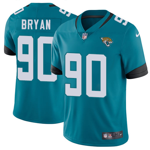 Nike Jaguars #90 Taven Bryan Teal Green Alternate Men's Stitched NFL Vapor Untouchable Limited Jersey Nike Jaguars #90 Taven Bryan Teal Green Alternate Men's Stitched NFL Vapor Untouchable Limited Jersey