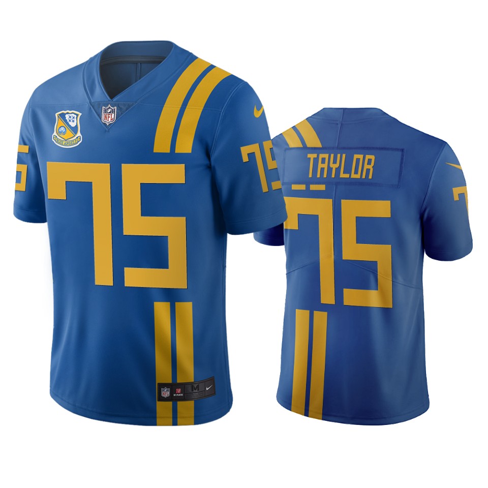 Jacksonville Jaguars #75 Jawaan Taylor Royal Vapor Limited City Edition NFL Jersey