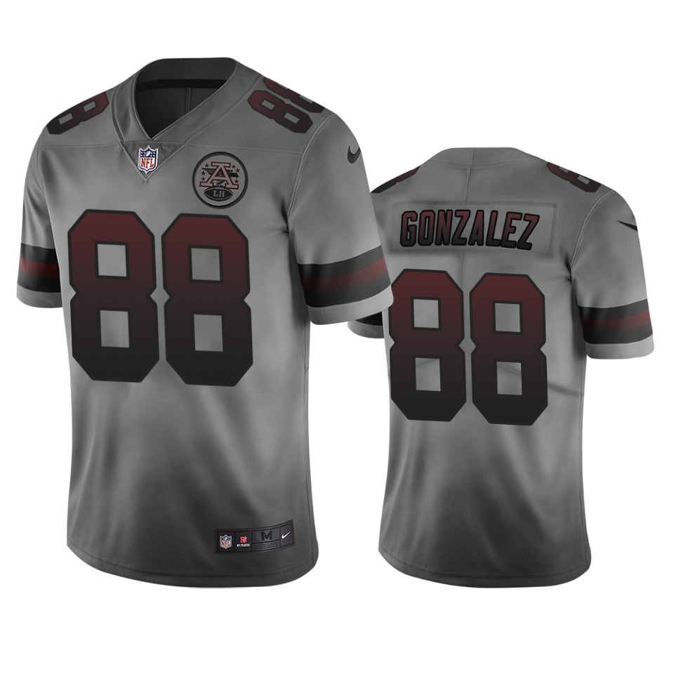 Kansas City Chiefs #88 Tony Gonzalez Smoky Men's Nike Vapor Limited City Edition NFL Jersey Kansas City Chiefs #88 Tony Gonzalez Smoky Men's Nike Vapor Limited City Edition NFL Jersey