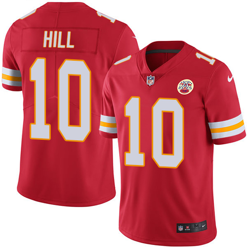 Nike Chiefs #10 Tyreek Hill Red Team Color Men's Stitched NFL Vapor Untouchable Limited Jersey Nike Chiefs #10 Tyreek Hill Red Team Color Men's Stitched NFL Vapor Untouchable Limited Jersey