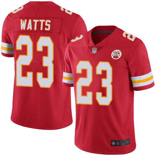 Nike Chiefs #23 Armani Watts Red Team Color Men's Stitched NFL Vapor Untouchable Limited Jersey Nike Chiefs #23 Armani Watts Red Team Color Men's Stitched NFL Vapor Untouchable Limited Jersey