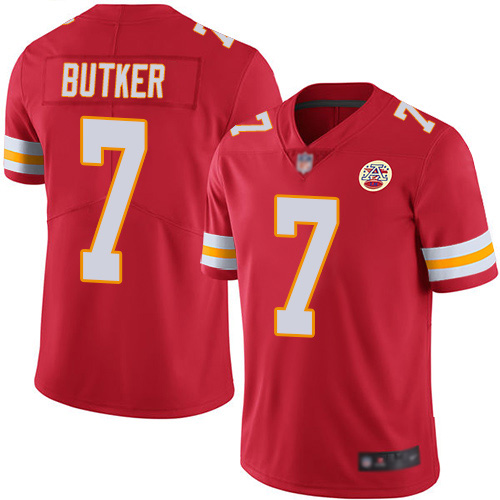 Nike Chiefs #7 Harrison Butker Red Team Color Men's Stitched NFL Vapor Untouchable Limited Jersey Nike Chiefs #7 Harrison Butker Red Team Color Men's Stitched NFL Vapor Untouchable Limited Jersey
