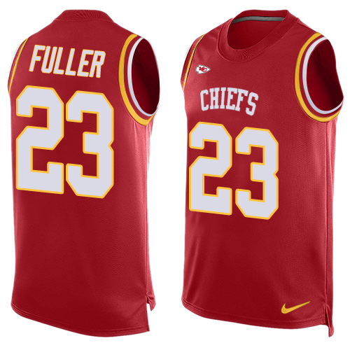 Nike Chiefs #23 Kendall Fuller Red Team Color Men's Stitched NFL Limited Tank Top Jersey Nike Chiefs #23 Kendall Fuller Red Team Color Men's Stitched NFL Limited Tank Top Jersey