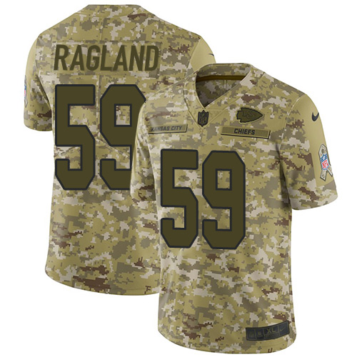 Nike Chiefs #59 Reggie Ragland Camo Men's Stitched NFL Limited 2018 Salute To Service Jersey Nike Chiefs #59 Reggie Ragland Camo Men's Stitched NFL Limited 2018 Salute To Service Jersey