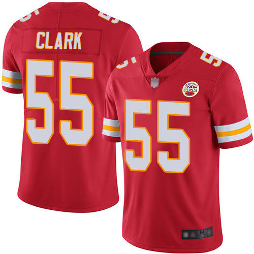 Nike Chiefs #55 Frank Clark Red Team Color Men's Stitched NFL Vapor Untouchable Limited Jersey Nike Chiefs #55 Frank Clark Red Team Color Men's Stitched NFL Vapor Untouchable Limited Jersey