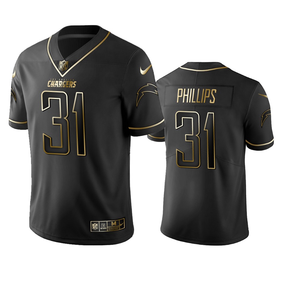 Chargers #31 Adrian Phillips Men's Stitched NFL Vapor Untouchable Limited Black Golden Jersey Chargers #31 Adrian Phillips Men's Stitched NFL Vapor Untouchable Limited Black Golden Jersey