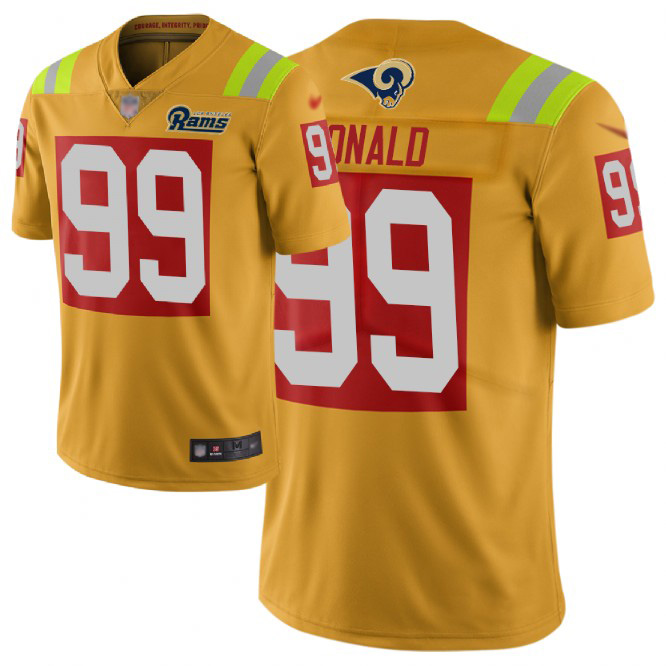 Nike Rams #99 Aaron Donald Gold Men's Stitched NFL Limited City Edition Jersey Nike Rams #99 Aaron Donald Gold Men's Stitched NFL Limited City Edition Jersey