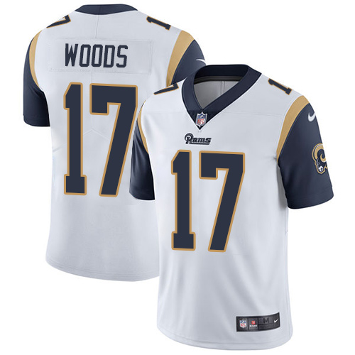 Nike Rams #17 Robert Woods White Men's Stitched NFL Vapor Untouchable Limited Jersey Nike Rams #17 Robert Woods White Men's Stitched NFL Vapor Untouchable Limited Jersey