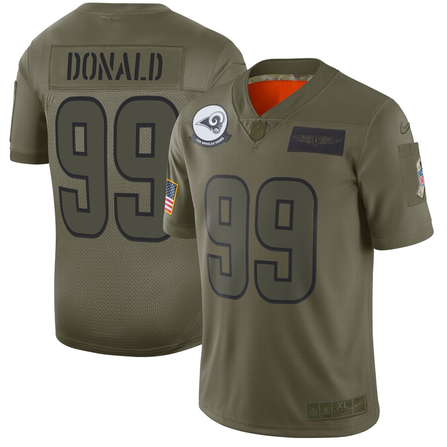 Nike Rams #99 Aaron Donald Camo Men's Stitched NFL Limited 2019 Salute To Service Jersey Nike Rams #99 Aaron Donald Camo Men's Stitched NFL Limited 2019 Salute To Service Jersey