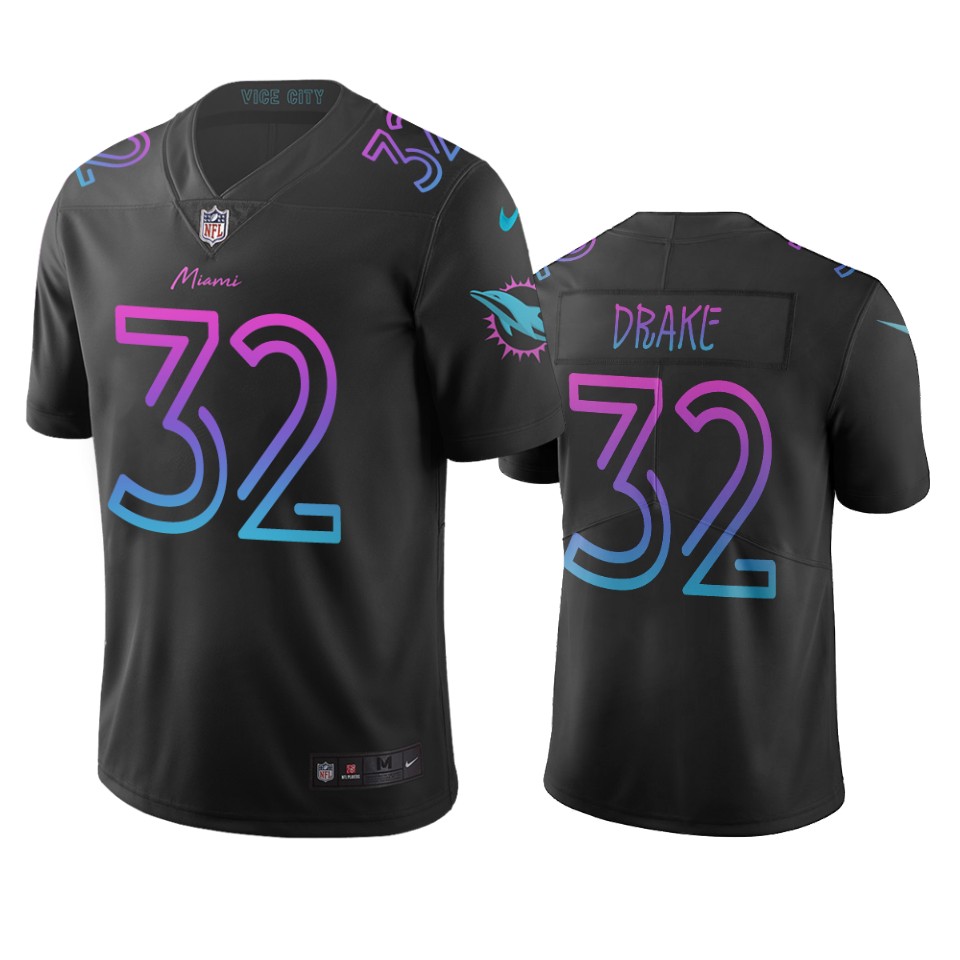Miami Dolphins #32 Kenyan Drake Black Vapor Limited City Edition NFL Jersey Miami Dolphins #32 Kenyan Drake Black Vapor Limited City Edition NFL Jersey