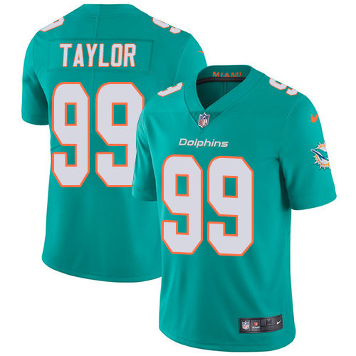 Nike Dolphins #99 Jason Taylor Aqua Green Team Color Men's Stitched NFL Vapor Untouchable Limited Jersey Nike Dolphins #99 Jason Taylor Aqua Green Team Color Men's Stitched NFL Vapor Untouchable Limited Jersey