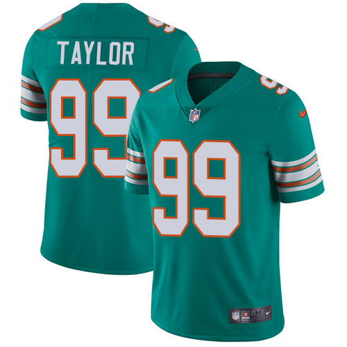 Nike Dolphins #99 Jason Taylor Aqua Green Alternate Men's Stitched NFL Vapor Untouchable Limited Jersey Nike Dolphins #99 Jason Taylor Aqua Green Alternate Men's Stitched NFL Vapor Untouchable Limited Jersey