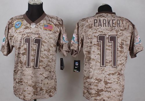 Nike Dolphins #11 DeVante Parker Camo Men's Stitched NFL New Elite USMC Jersey Nike Dolphins #11 DeVante Parker Camo Men's Stitched NFL New Elite USMC Jersey