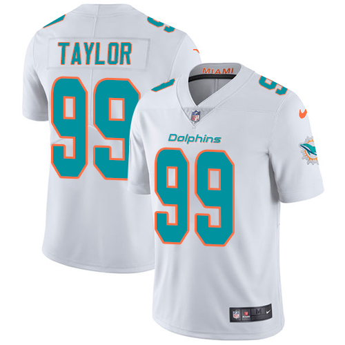 Nike Dolphins #99 Jason Taylor White Men's Stitched NFL Vapor Untouchable Limited Jersey Nike Dolphins #99 Jason Taylor White Men's Stitched NFL Vapor Untouchable Limited Jersey