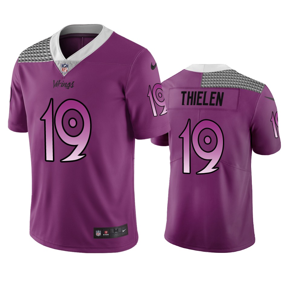 Minnesota Vikings #19 Adam Thielen Purple Vapor Limited City Edition NFL Jersey Minnesota Vikings #19 Adam Thielen Purple Vapor Limited City Edition NFL Jersey
