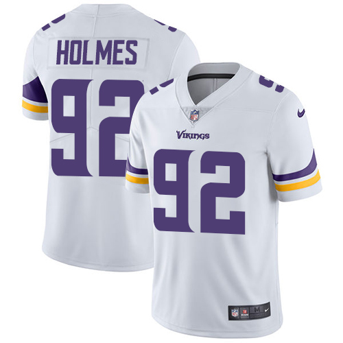 Nike Vikings #92 Jalyn Holmes White Men's Stitched NFL Vapor Untouchable Limited Jersey Nike Vikings #92 Jalyn Holmes White Men's Stitched NFL Vapor Untouchable Limited Jersey