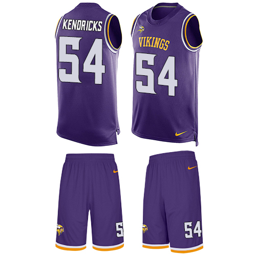 Nike Vikings #54 Eric Kendricks Purple Team Color Men's Stitched NFL Limited Tank Top Suit Jersey Nike Vikings #54 Eric Kendricks Purple Team Color Men's Stitched NFL Limited Tank Top Suit Jersey