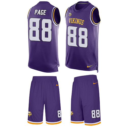 Nike Vikings #88 Alan Page Purple Team Color Men's Stitched NFL Limited Tank Top Suit Jersey Nike Vikings #88 Alan Page Purple Team Color Men's Stitched NFL Limited Tank Top Suit Jersey