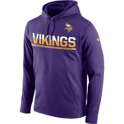 Men's Minnesota Vikings Nike Purple Sideline Circuit Pullover Performance Hooded Sweatshirt Men's Minnesota Vikings Nike Purple Sideline Circuit Pullover Performance Hooded Sweatshirt
