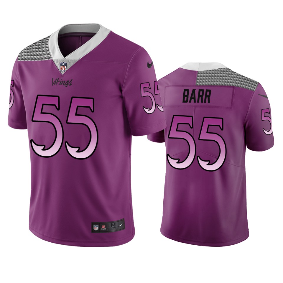 Minnesota Vikings #55 Anthony Barr Purple Vapor Limited City Edition NFL Jersey Minnesota Vikings #55 Anthony Barr Purple Vapor Limited City Edition NFL Jersey
