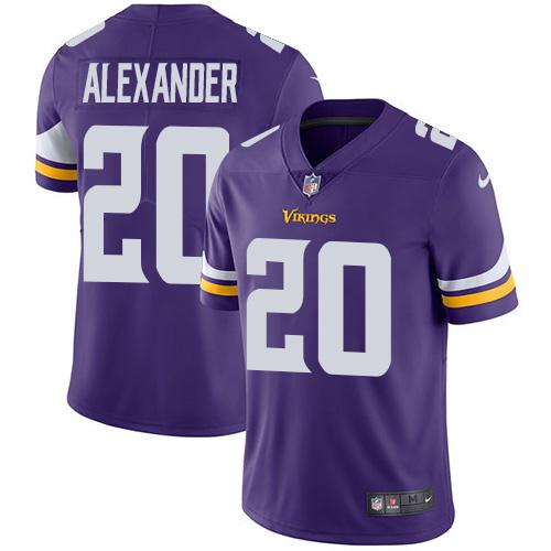 Nike Vikings #20 Mackensie Alexander Purple Team Color Men's Stitched NFL Vapor Untouchable Limited Jersey Nike Vikings #20 Mackensie Alexander Purple Team Color Men's Stitched NFL Vapor Untouchable Limited Jersey