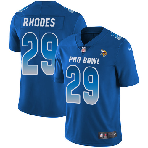 Nike Vikings #29 Xavier Rhodes Royal Men's Stitched NFL Limited NFC 2018 Pro Bowl Jersey Nike Vikings #29 Xavier Rhodes Royal Men's Stitched NFL Limited NFC 2018 Pro Bowl Jersey