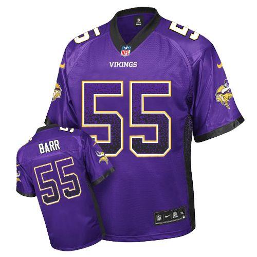 Nike Vikings #55 Anthony Barr Purple Team Color Men's Stitched NFL Elite Drift Fashion Jersey Nike Vikings #55 Anthony Barr Purple Team Color Men's Stitched NFL Elite Drift Fashion Jersey