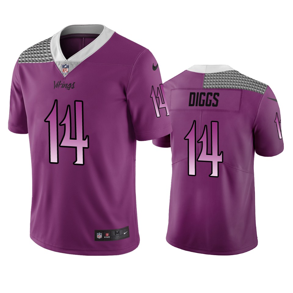 Minnesota Vikings #14 Stefon Diggs Purple Vapor Limited City Edition NFL Jersey Minnesota Vikings #14 Stefon Diggs Purple Vapor Limited City Edition NFL Jersey