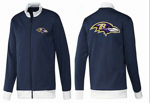 NFL Baltimore Ravens Team Logo Jacket Dark Blue_1 NFL Baltimore Ravens Team Logo Jacket Dark Blue_1