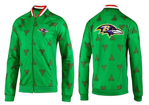 NFL Baltimore Ravens Team Logo Jacket Green NFL Baltimore Ravens Team Logo Jacket Green