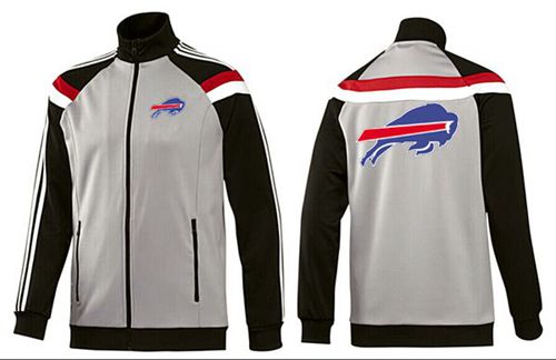 NFL Buffalo Bills Team Logo Jacket Grey NFL Buffalo Bills Team Logo Jacket Grey