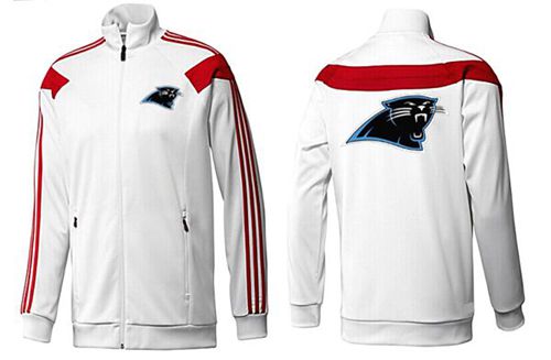 NFL Carolina Panthers Team Logo Jacket White NFL Carolina Panthers Team Logo Jacket White