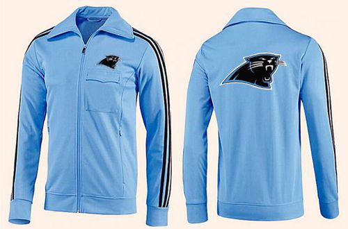 NFL Carolina Panthers Team Logo Jacket Light Blue NFL Carolina Panthers Team Logo Jacket Light Blue