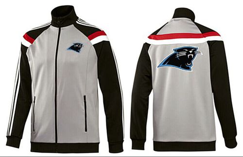NFL Carolina Panthers Team Logo Jacket Grey NFL Carolina Panthers Team Logo Jacket Grey