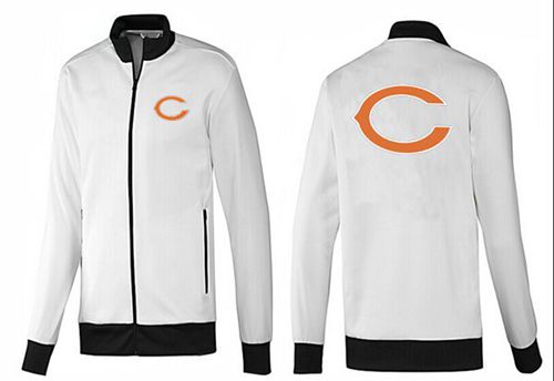 NFL Chicago Bears Team Logo Jacket White_1 NFL Chicago Bears Team Logo Jacket White_1