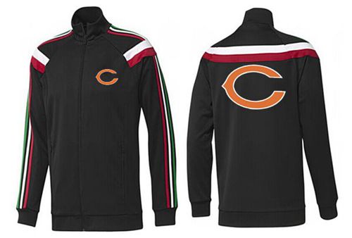 NFL Chicago Bears Team Logo Jacket Black_1 NFL Chicago Bears Team Logo Jacket Black_1