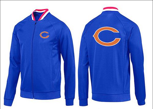 NFL Chicago Bears Team Logo Jacket Blue_1 NFL Chicago Bears Team Logo Jacket Blue_1