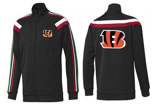 NFL Cincinnati Bengals Team Logo Jacket Black_2 NFL Cincinnati Bengals Team Logo Jacket Black_2