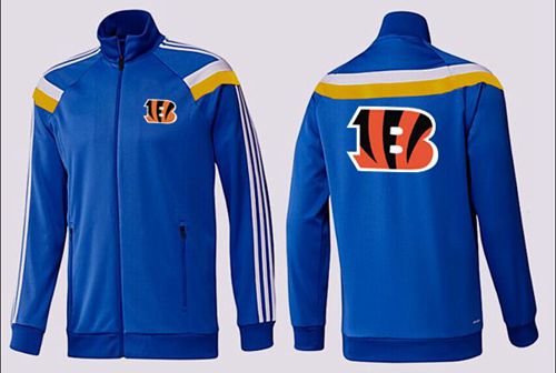 NFL Cincinnati Bengals Team Logo Jacket Blue_2 NFL Cincinnati Bengals Team Logo Jacket Blue_2