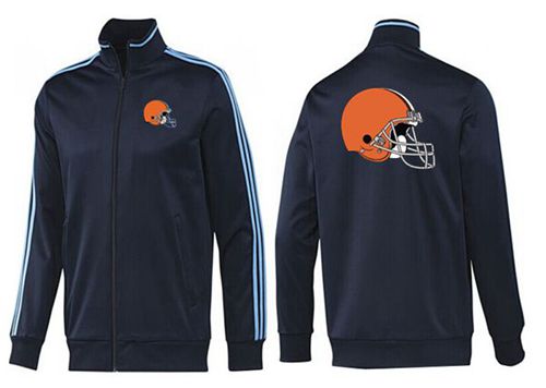 NFL Cleveland Browns Team Logo Jacket Dark Blue NFL Cleveland Browns Team Logo Jacket Dark Blue