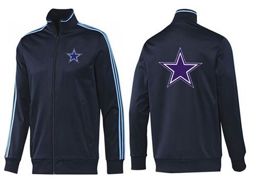 NFL Dallas Cowboys Team Logo Jacket Dark Blue_2 NFL Dallas Cowboys Team Logo Jacket Dark Blue_2