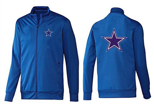 NFL Dallas Cowboys Team Logo Jacket Blue_2 NFL Dallas Cowboys Team Logo Jacket Blue_2