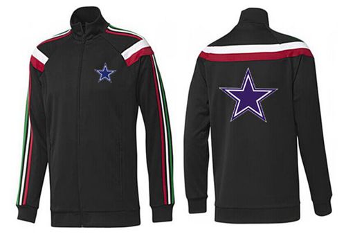 NFL Dallas Cowboys Team Logo Jacket Black_2 NFL Dallas Cowboys Team Logo Jacket Black_2