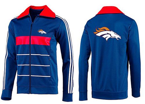 NFL Denver Broncos Team Logo Jacket Blue_5 NFL Denver Broncos Team Logo Jacket Blue_5