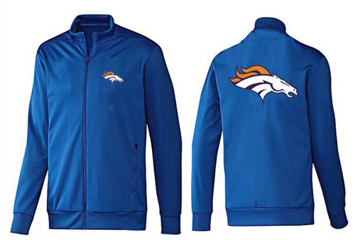 NFL Denver Broncos Team Logo Jacket Blue_2 NFL Denver Broncos Team Logo Jacket Blue_2
