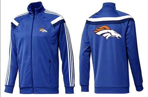 NFL Denver Broncos Team Logo Jacket Blue_4 NFL Denver Broncos Team Logo Jacket Blue_4
