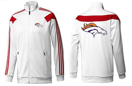 NFL Denver Broncos Team Logo Jacket White_2 NFL Denver Broncos Team Logo Jacket White_2